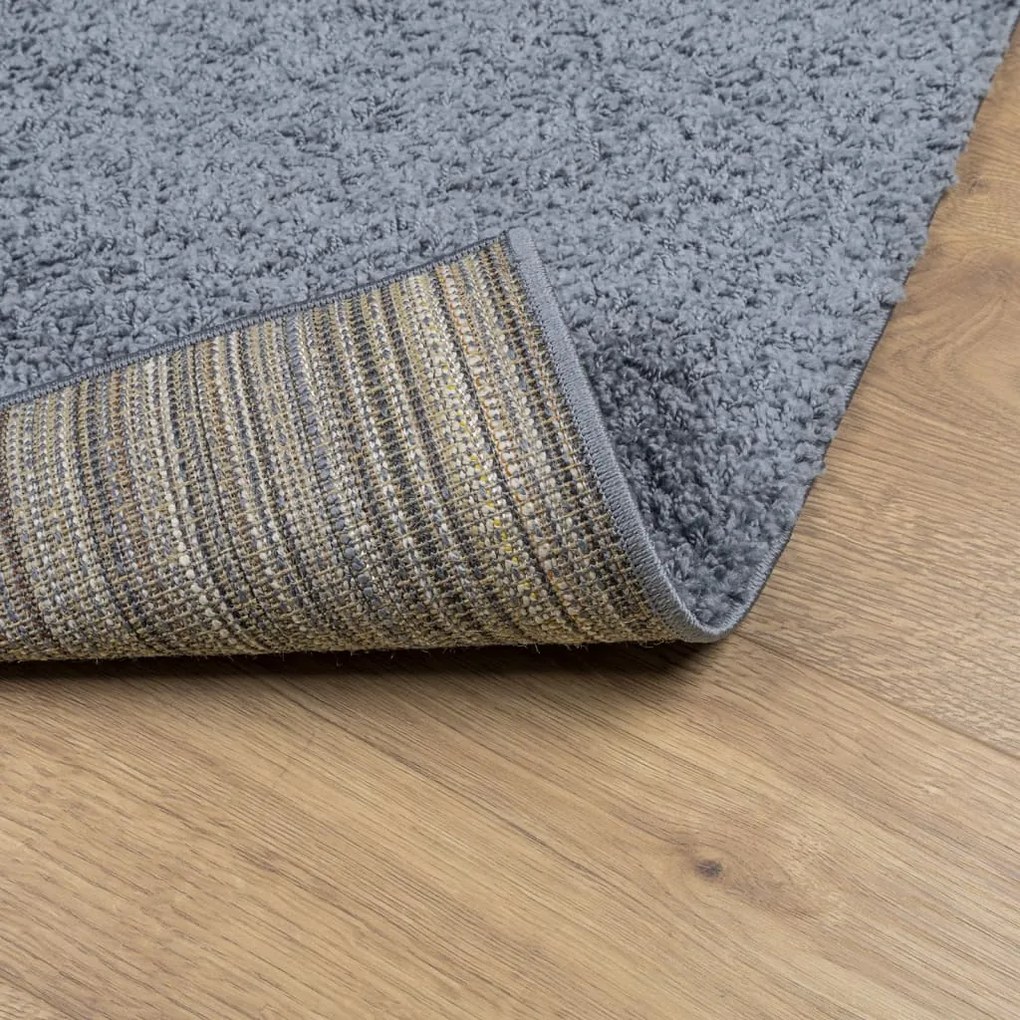 Tapete shaggy de pelo alto PAMPLONA 200x280 cm azul