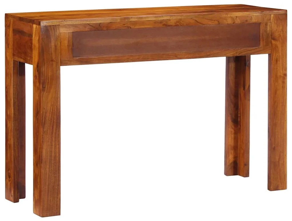 Mesa consola 110x35x75 cm madeira de acácia maciça