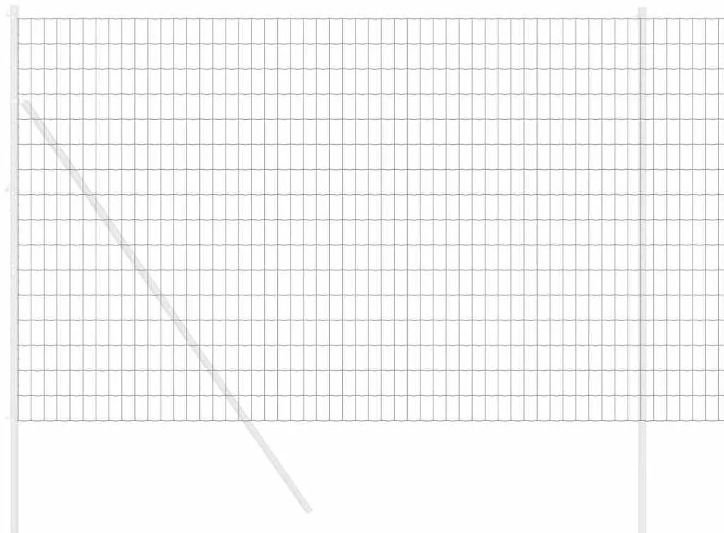 Cerca Euro Cinza 1,6x10 m de Aço