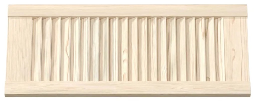 Portas de armário 4 pcs com design de persiana pinho maciço