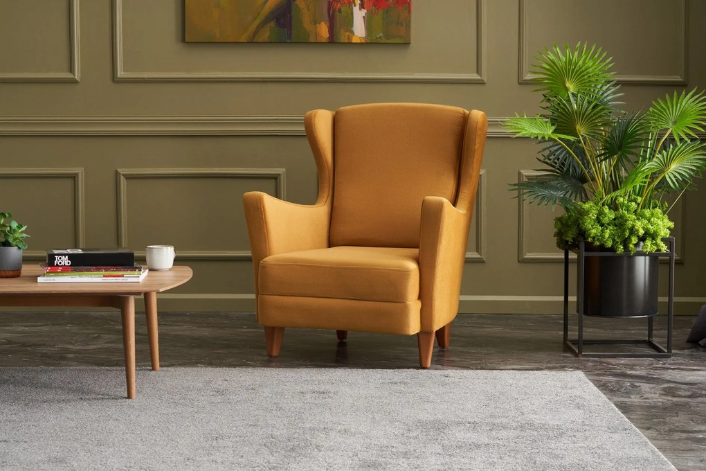 Cadeirão Lola – Dourado – 77x98x80 cm