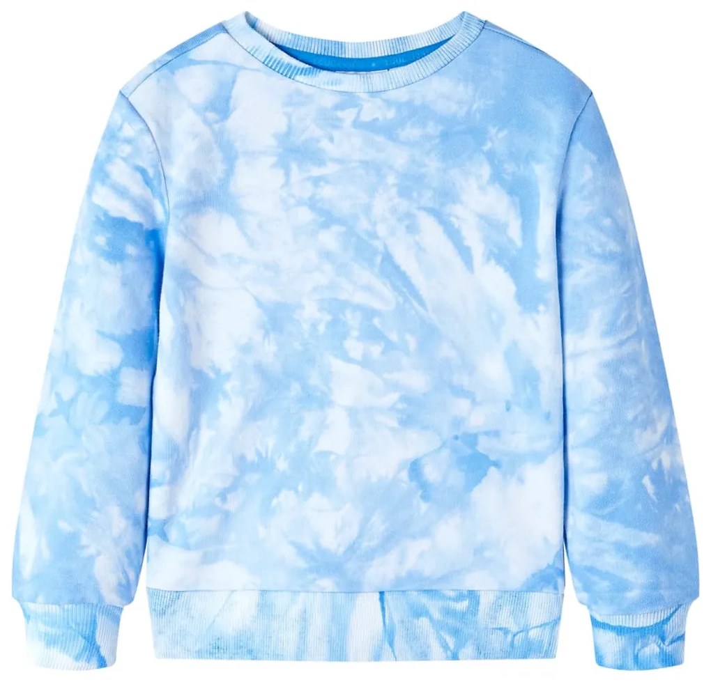 Sweatshirt para criança azul-suave 128