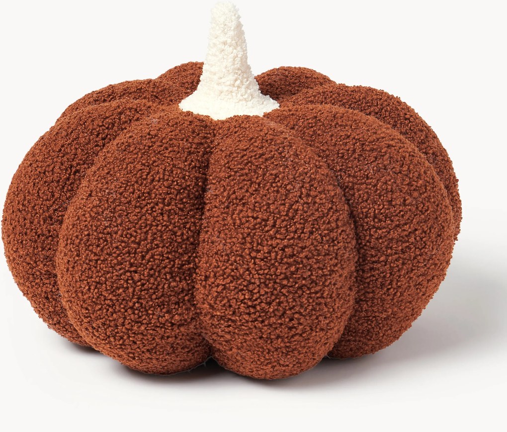 Almofada em teddy em forma de abóbora Aluma