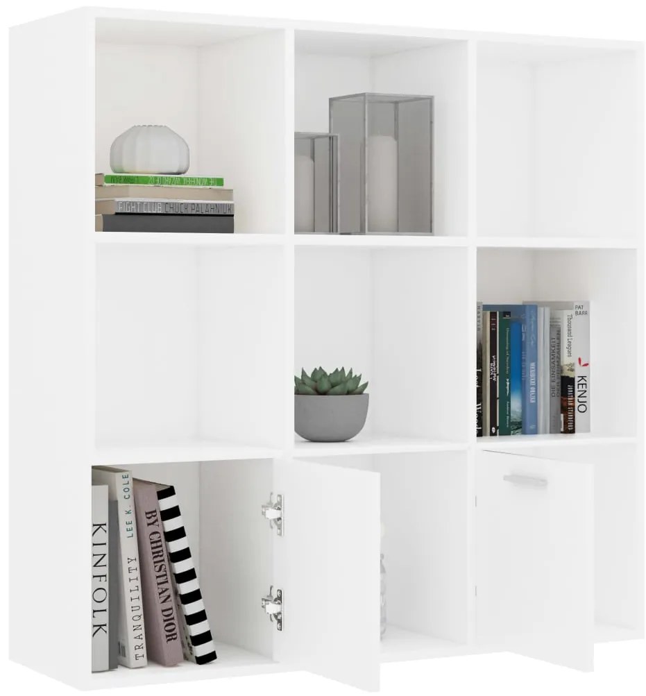 Estante 98x30x98 cm derivados de madeira branco