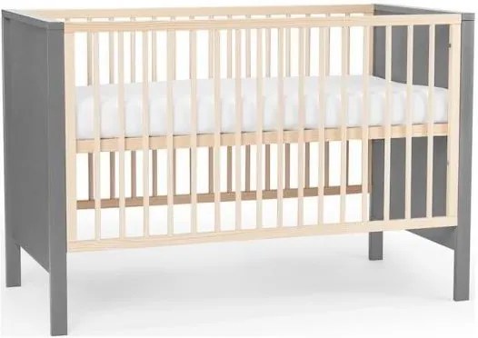 KINDERKRAFT - Berço de madeira com uma barreira MIA
