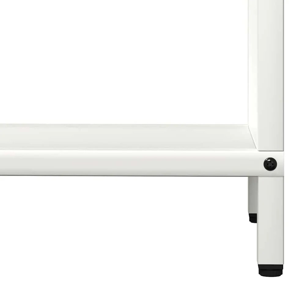 Suporte para lenha 60x25x90 cm aço laminado a frio branco