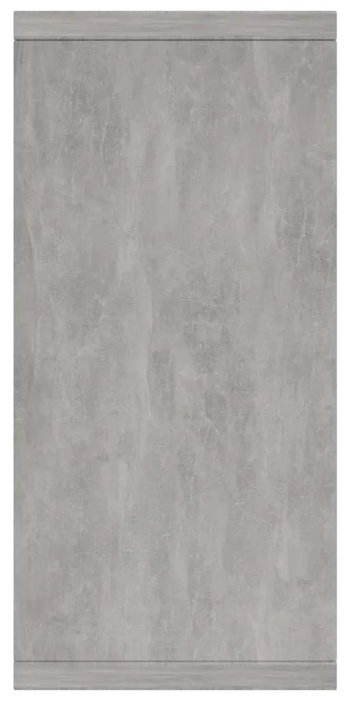 Aparador 88x30x65 cm contraplacado cinzento cimento