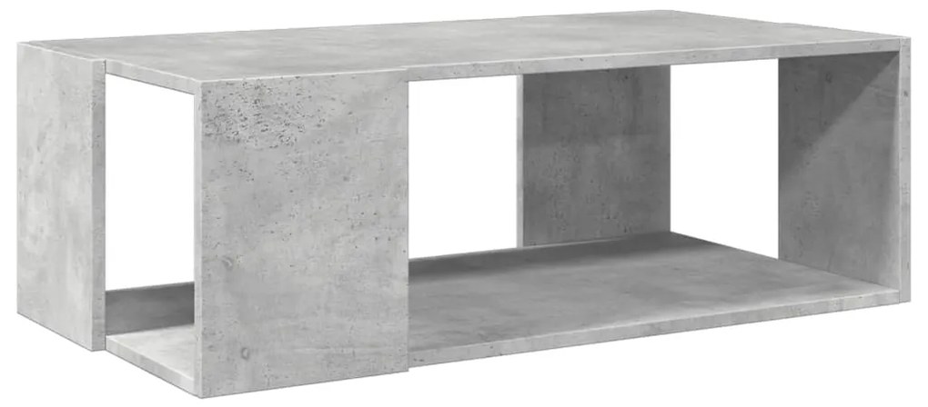 Mesa de centro 89,5x48x30 cm derivados de madeira cinza cimento
