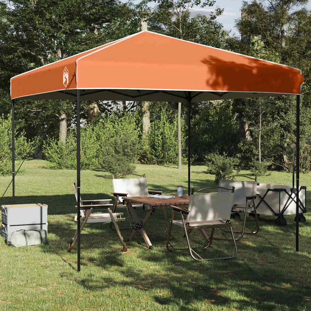 Tenda de Toldo Laranja 250 x 250 x 227 / 236 / 245 cm Tecido Oxford
