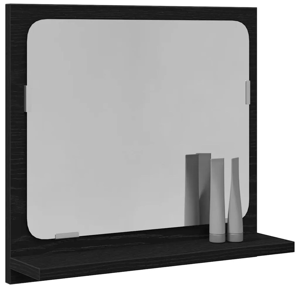 Espelho de Casa de Banho 40x10,5x37 cm derivados de madeira carvalho p