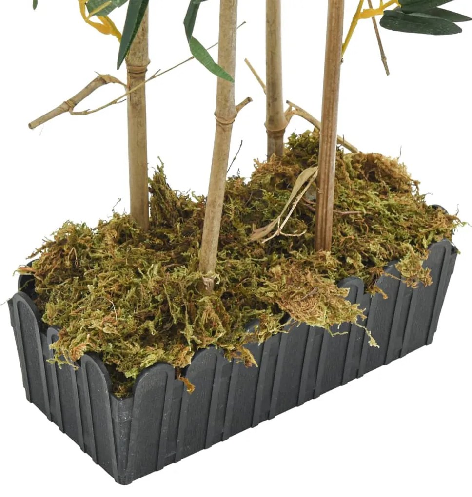 Árvore de bambu artificial 552 folhas 120 cm verde