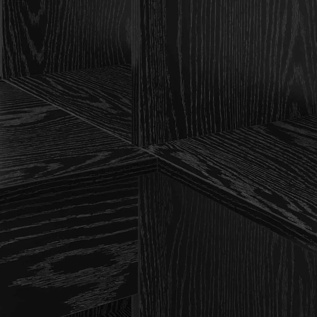 Secretária de canto Carvalho preto 101,5 x 149,5 x 149,5 cm