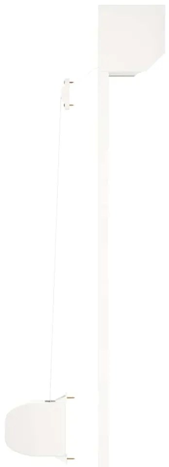 Persiana de enrolar em alumínio 100x100 cm branco