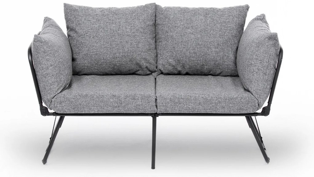 Sofá-Cama 2 Lugares Viper – Cinzento Claro – 150x78x60 cm