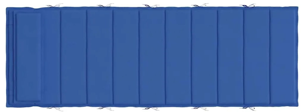 Almofadão p/ espreguiçadeira 180x60x4cm tecido oxford azul real