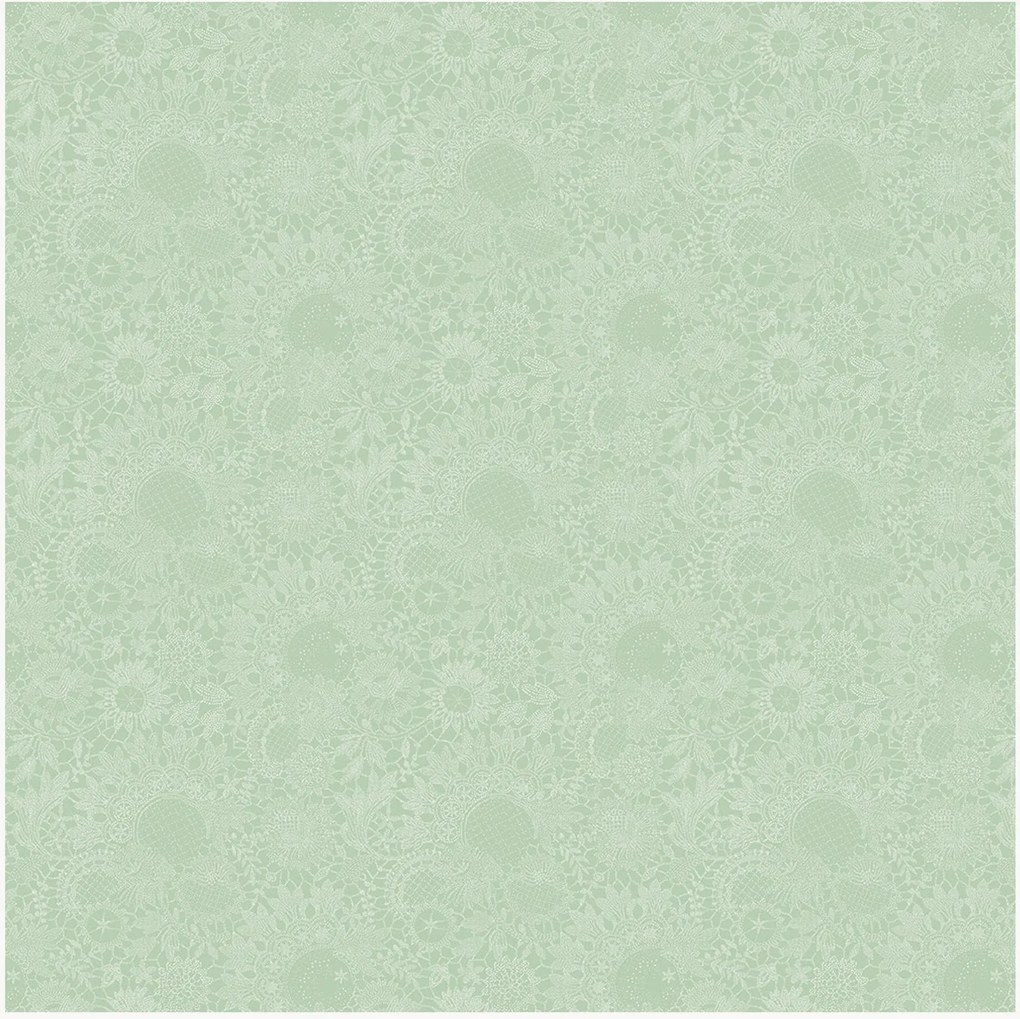 Toalha de mesa jacquard Mille Guipures Jade