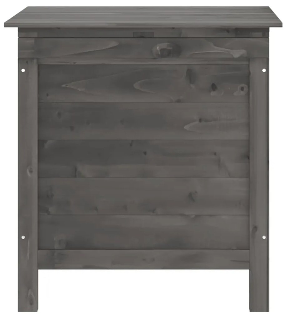Caixa arrumação p/ jardim 50x49x56,5 cm abeto maciço antracite