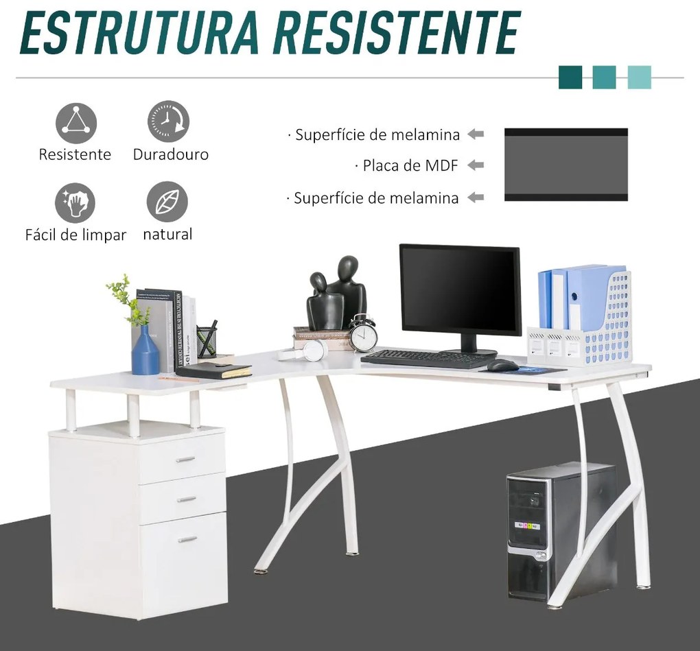Secretária Opens - Design Moderno
