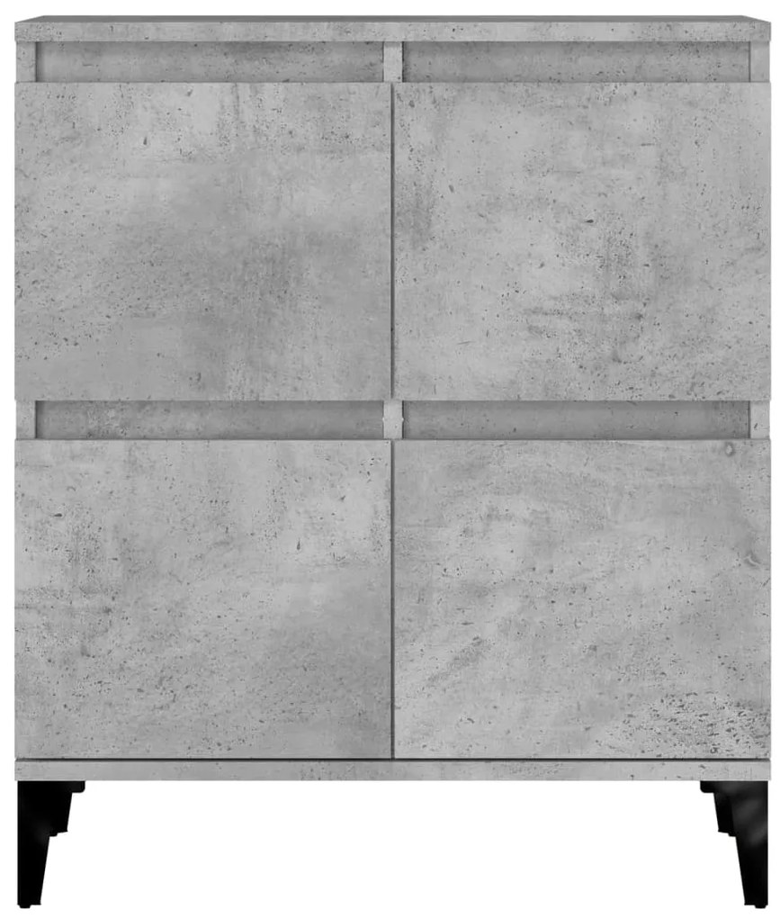 Aparador 60x35x70 cm derivados de madeira cinzento cimento