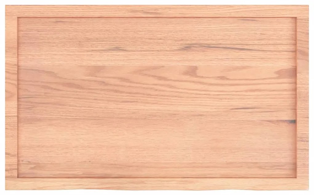 Prateleira de parede 100x60x(2-4) cm carvalho tratado castanho