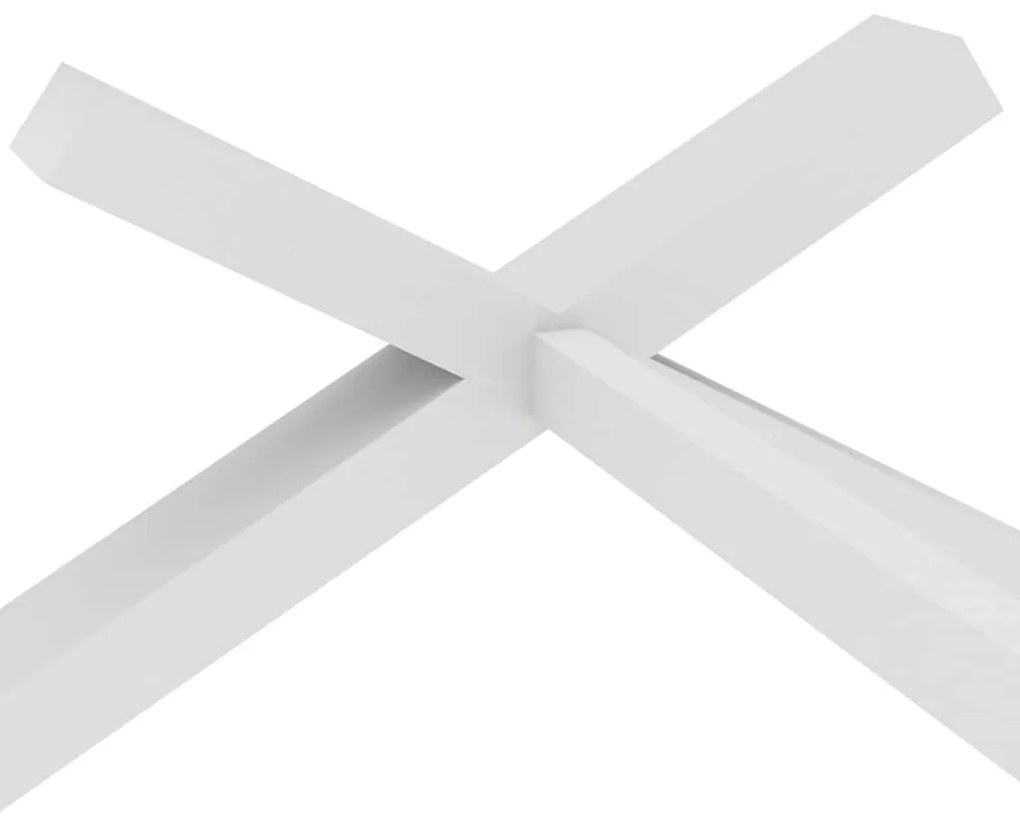 Estrutura cama criança c/ gaveta 80x160 cm pinho maciço branco