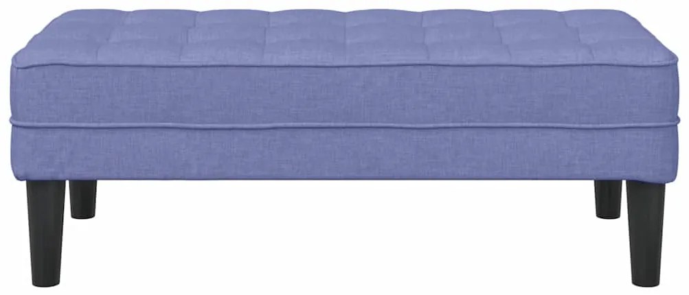 Banco vidaXL Jeans Azul 113x57x39 cm Tecido