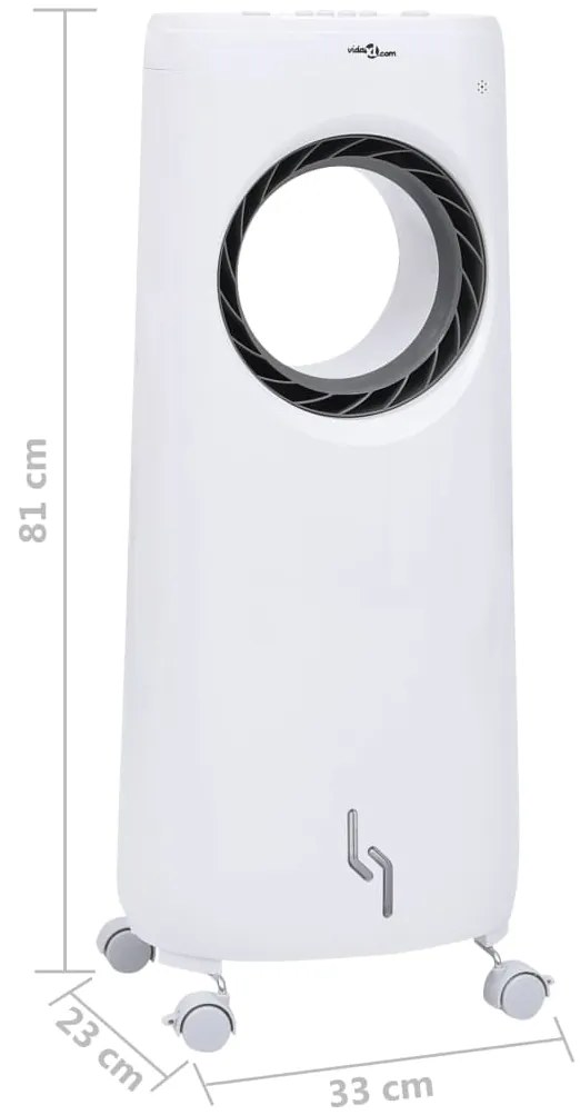 Refrigerador do ar 2-em-1 móvel 80 W