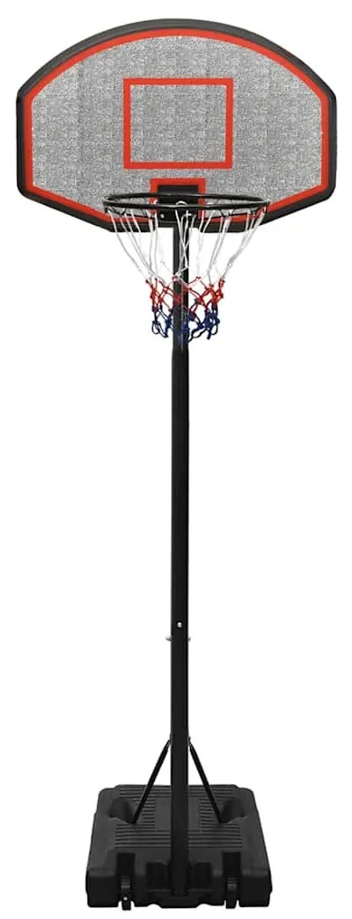 Tabela de basquetebol 237-307 cm polietileno preto