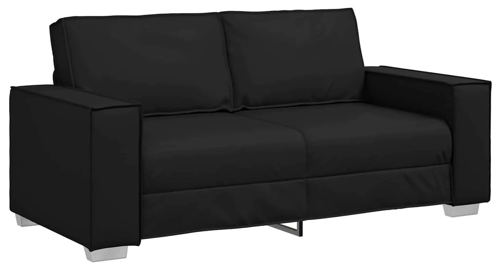 vidaXL Sofá Preto 180 x 78 x 84 cm tecido
