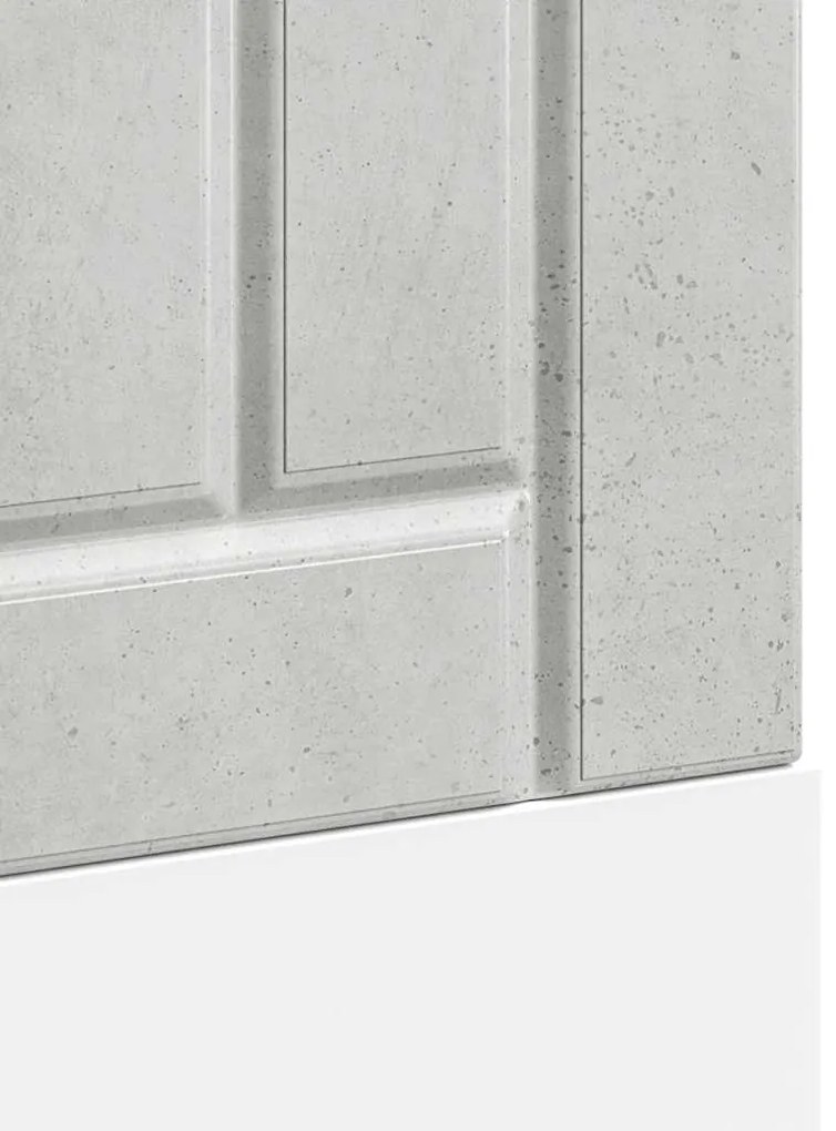 Painel máquina lavar louça Lucca deriv. madeira cinza cimento