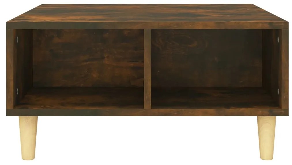 Mesa de centro 60x60x30 cm derivados de madeira carvalho fumado