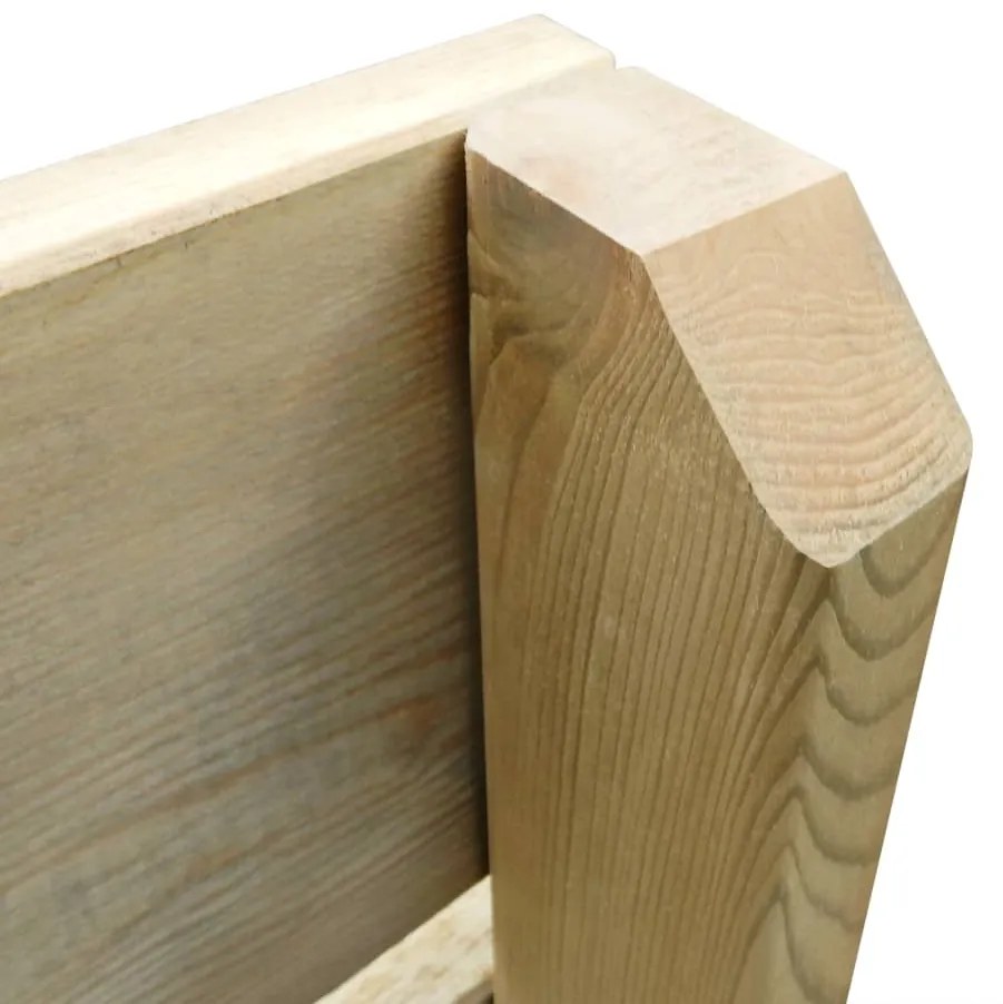 5 pcs conjunto de jantar para exterior pinho impregnado
