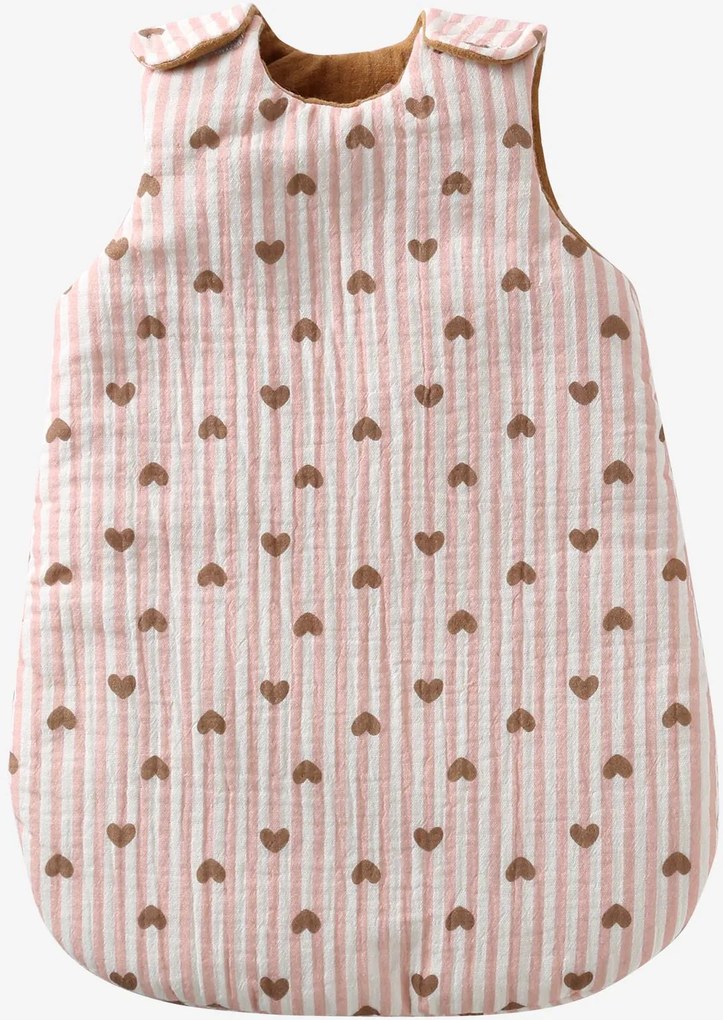 Saco de bebé para boneca personalizável castanho