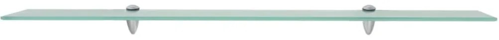Prateleiras flutuantes 2 pcs vidro 100x10 cm 8 mm