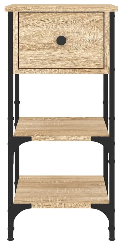 Mesa cabeceira 34x36x70 cm derivados madeira carvalho sonoma