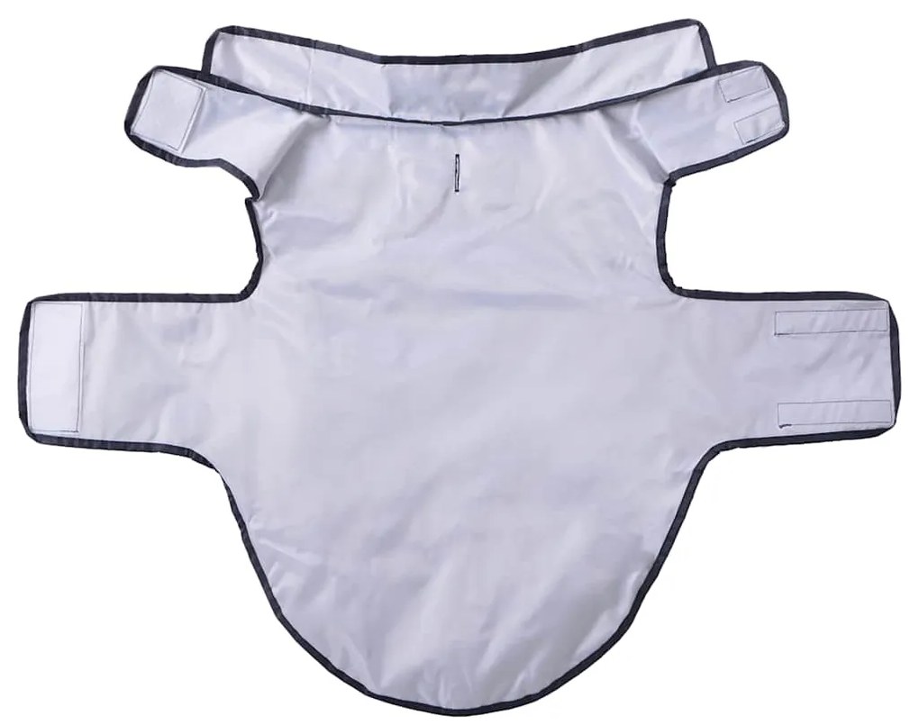 Capa de chuva para cães com tiras reflectoras azul-marinho 2XL