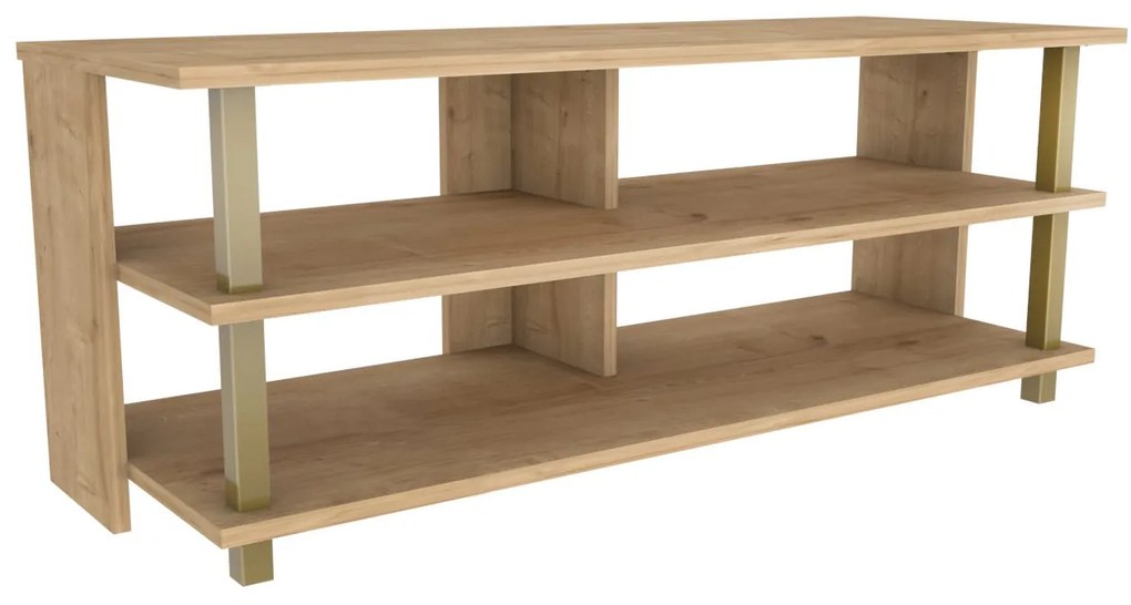 Móvel para TV Pueblo – Ouro Carvalho – 120 cm x 44,6 cm x 47,4 cm