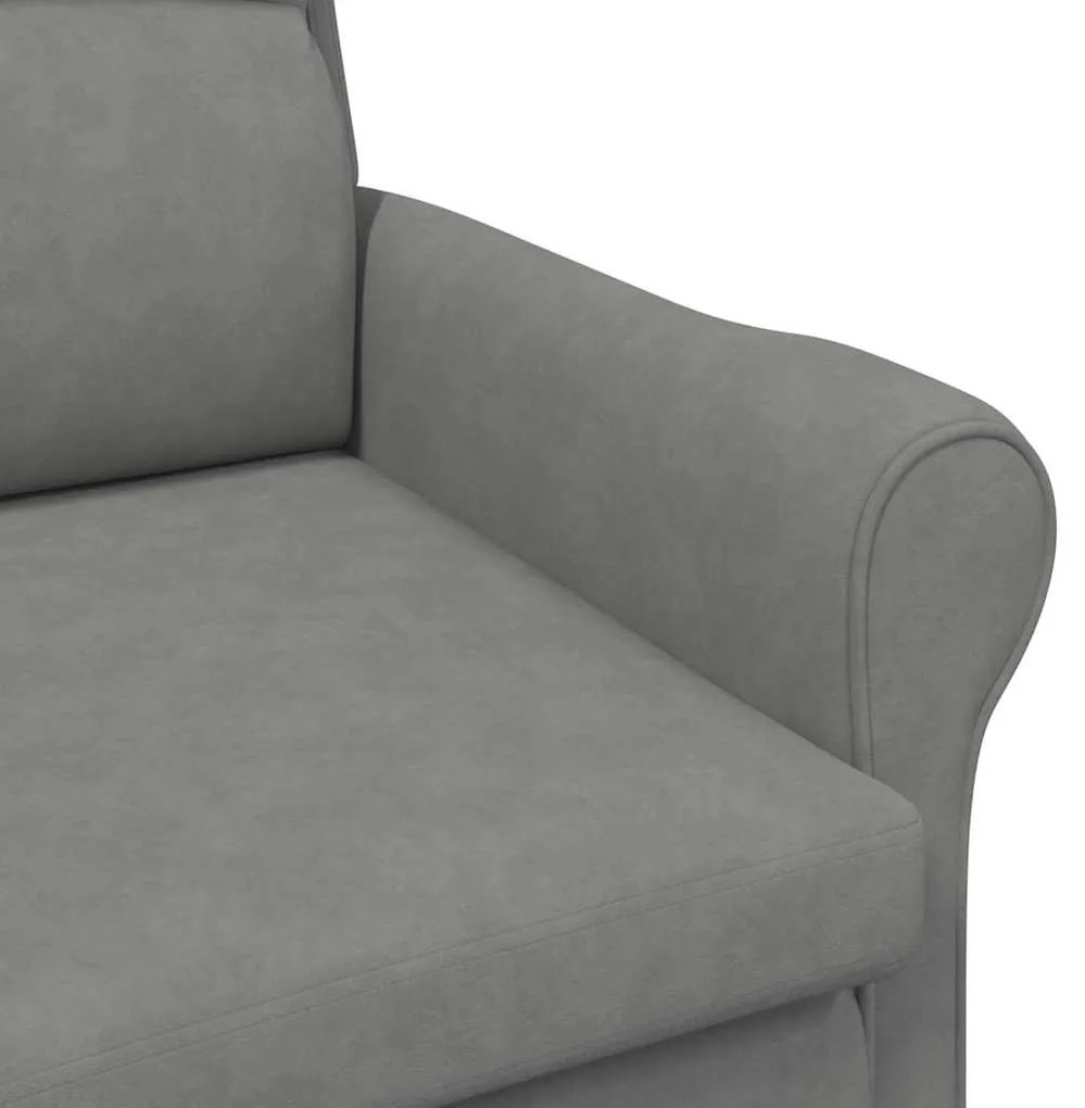 Cadeira Cinza Escuro 52 cm em Microfibra