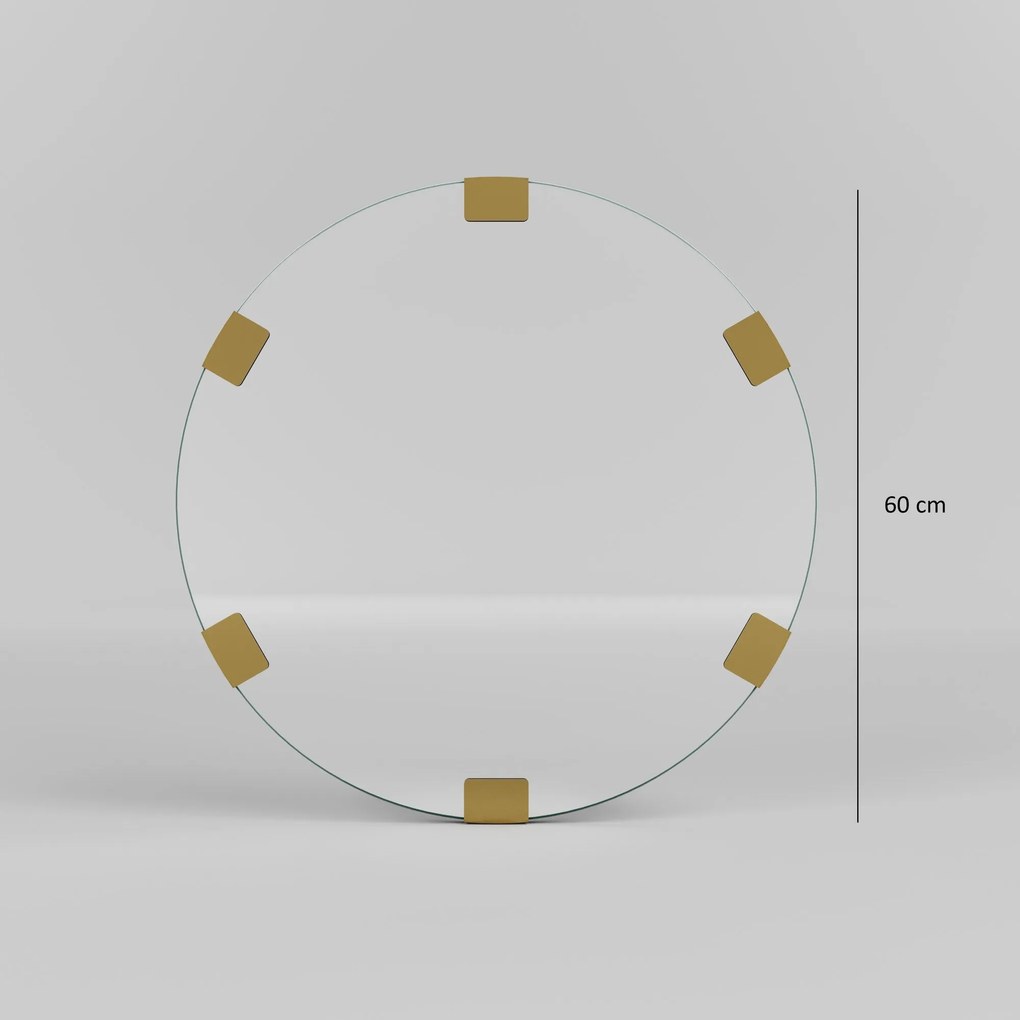Espelho Chakra – Dourado – 60 cm