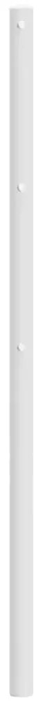 Cabeceira de cama 100 cm metal branco