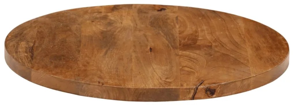 Tampo de mesa redondo Ø50x3,8cm madeira de mangueira maciça