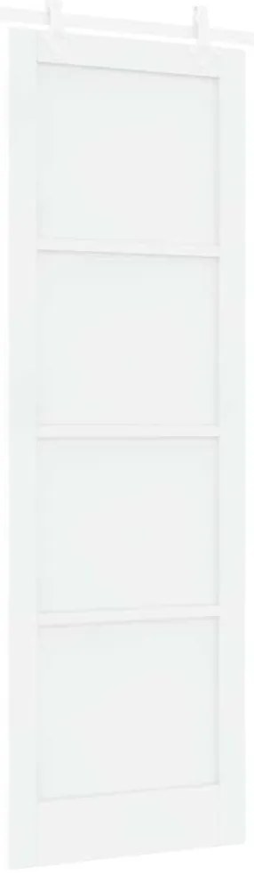 Porta Deslizante vidaXL com Conjunto de Acessórios Branca 78x232 cm Ma