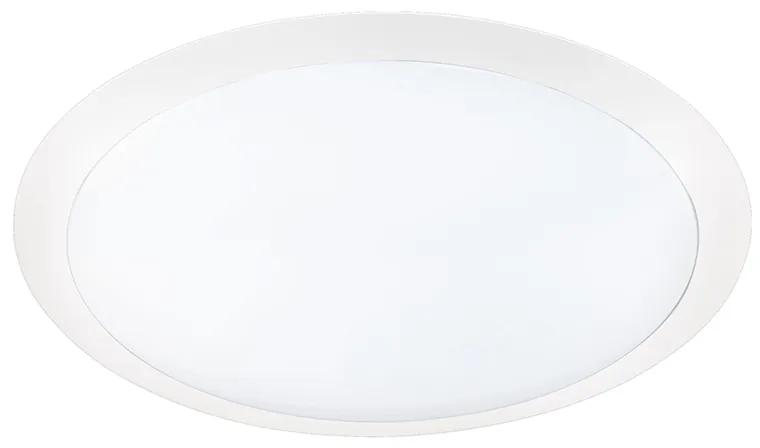 Candeeiro de teto redondo moderno branco incl. LED - Gonzalo Moderno