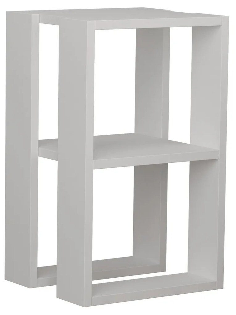 Mesa de Cabeceira Lonie – Branco – 30 cm x 55 cm x 30 cm