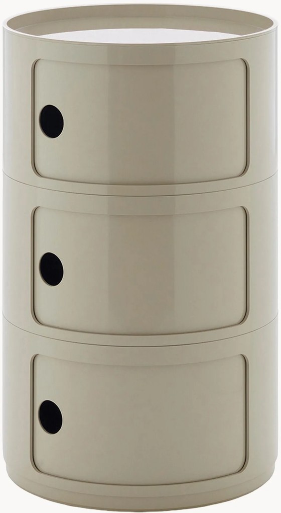 Armário de design Componibili, 3 elementos,, Alt 62 cm