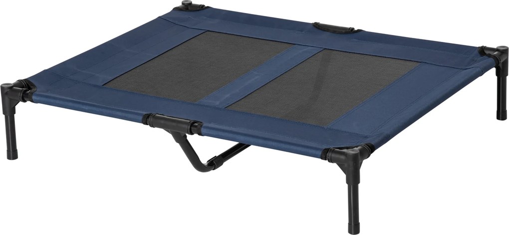 Cama Elevada para Animais, 92 x 76 x 18 cm, Tecido Microperfurado