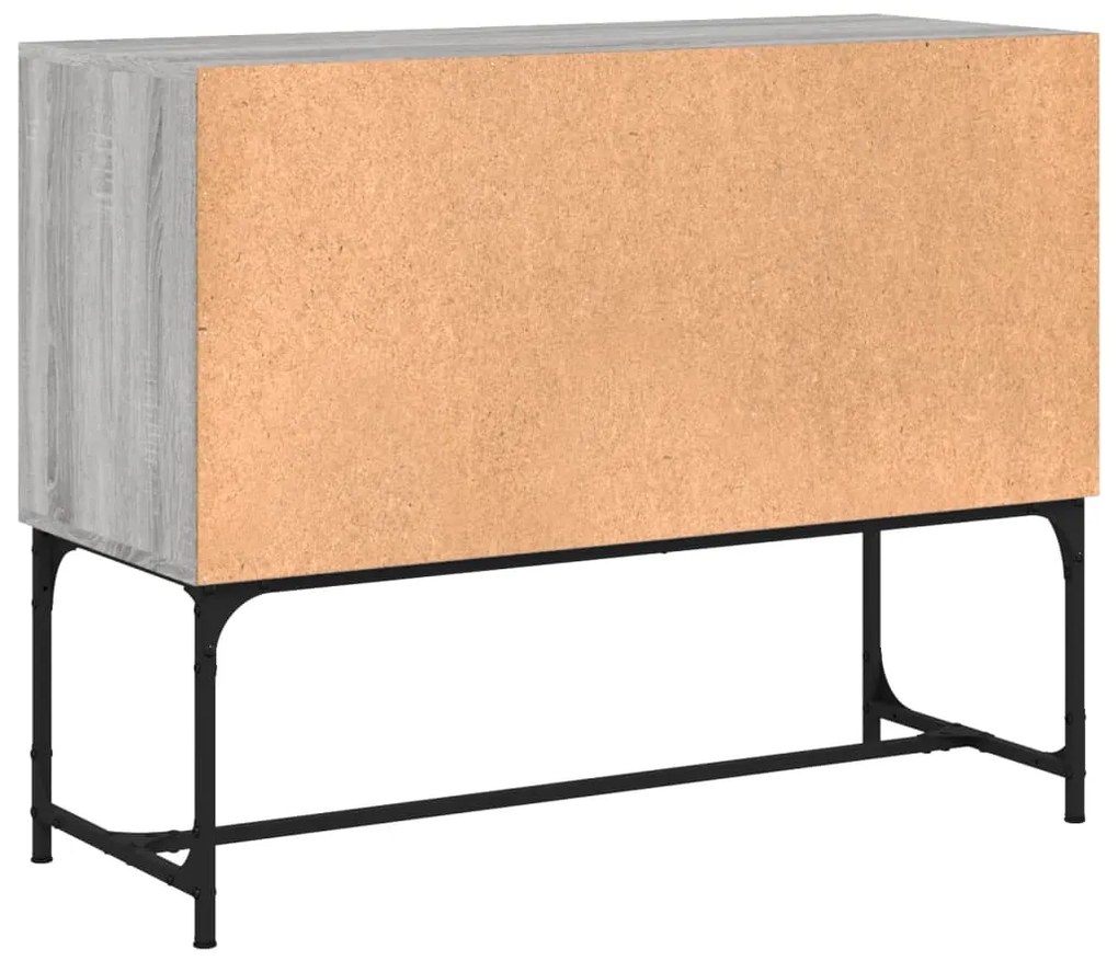 Aparador 100x40x79,5 cm derivados de madeira cinzento sonoma