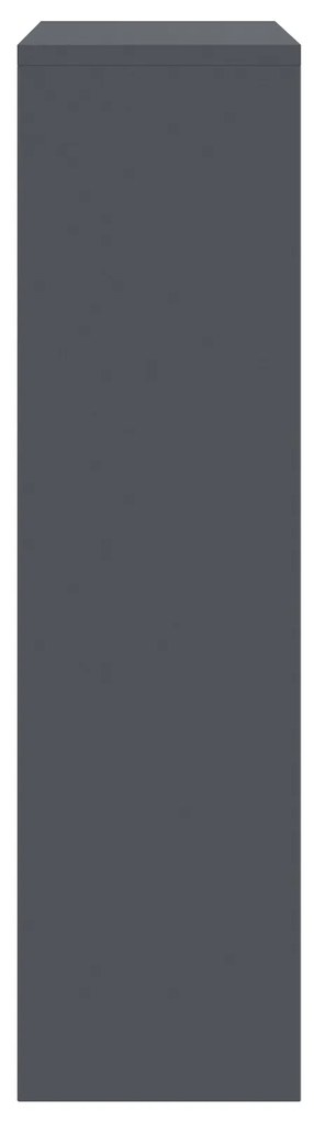 Caixa de Correio para Pacotes Antracite 44x22x82 cm Aço