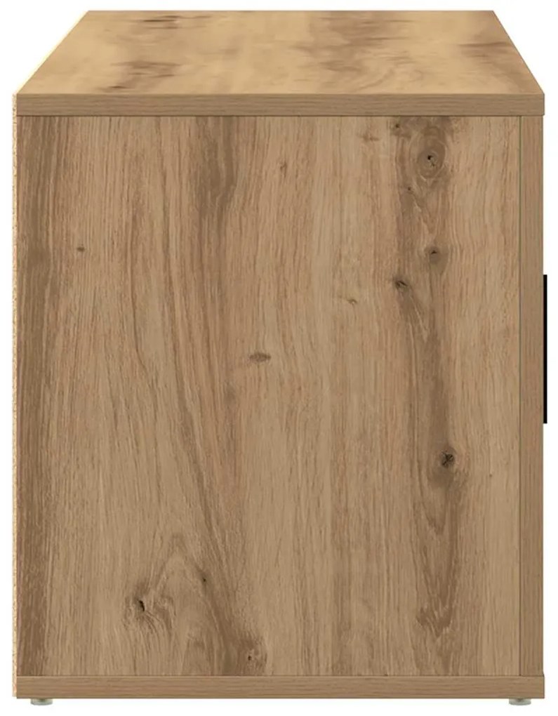 Armário de TV vidaXL Carvalho Artisan 100x35x40 cm Madeira engenheirad