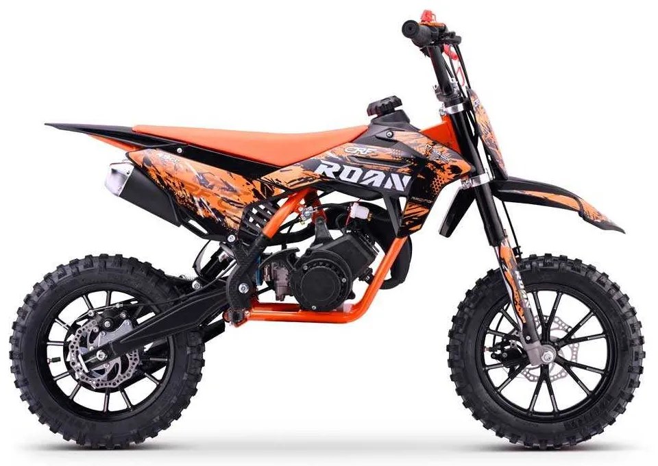 MINI MOTO Crianças MINICROSS gasolina 49cc Roan CRF 10/10" 3.5cv Laranja